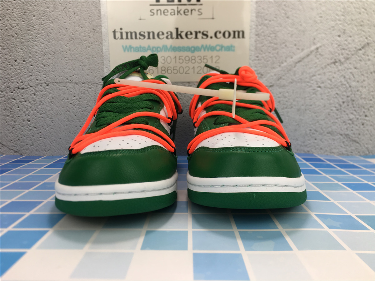 OFF-WHITE x Dunk Low Pine Green CT0856-100